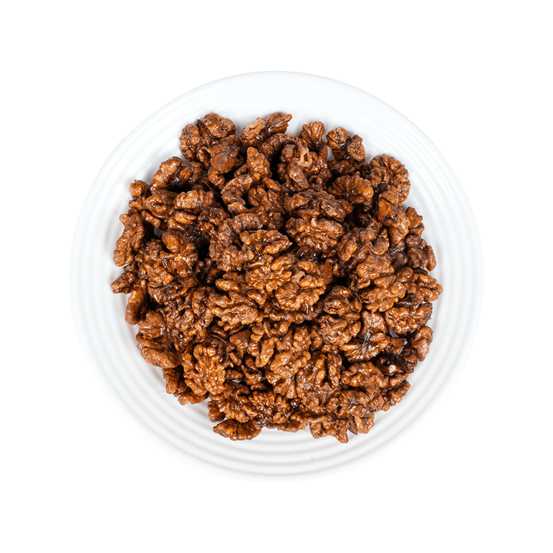 ½ লেপযুক্ত সুগার ভুনা অ্যাম্বার আখরোট কার্নেল